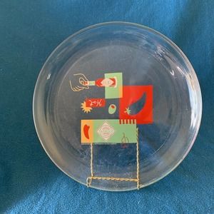McIlhenny Tabasco Glass 12” Serving Tray Platter Advertising Collectible 2000